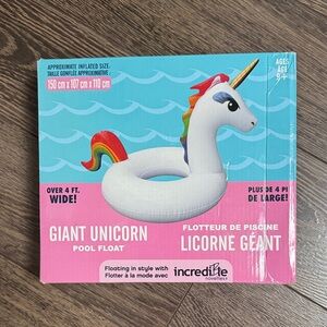 Incredible Novelties Giant Unicorn Pool Float
